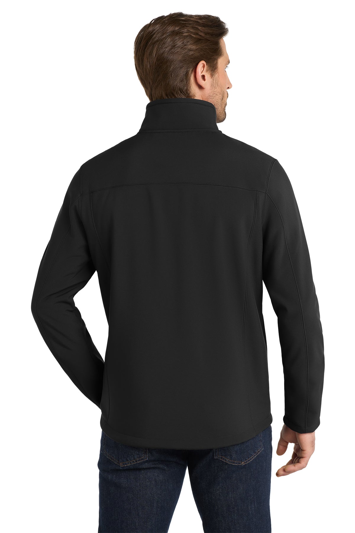 CEO Council - Men's Eddie Bauer® Black Rugged Ripstop Soft Shell Jacket