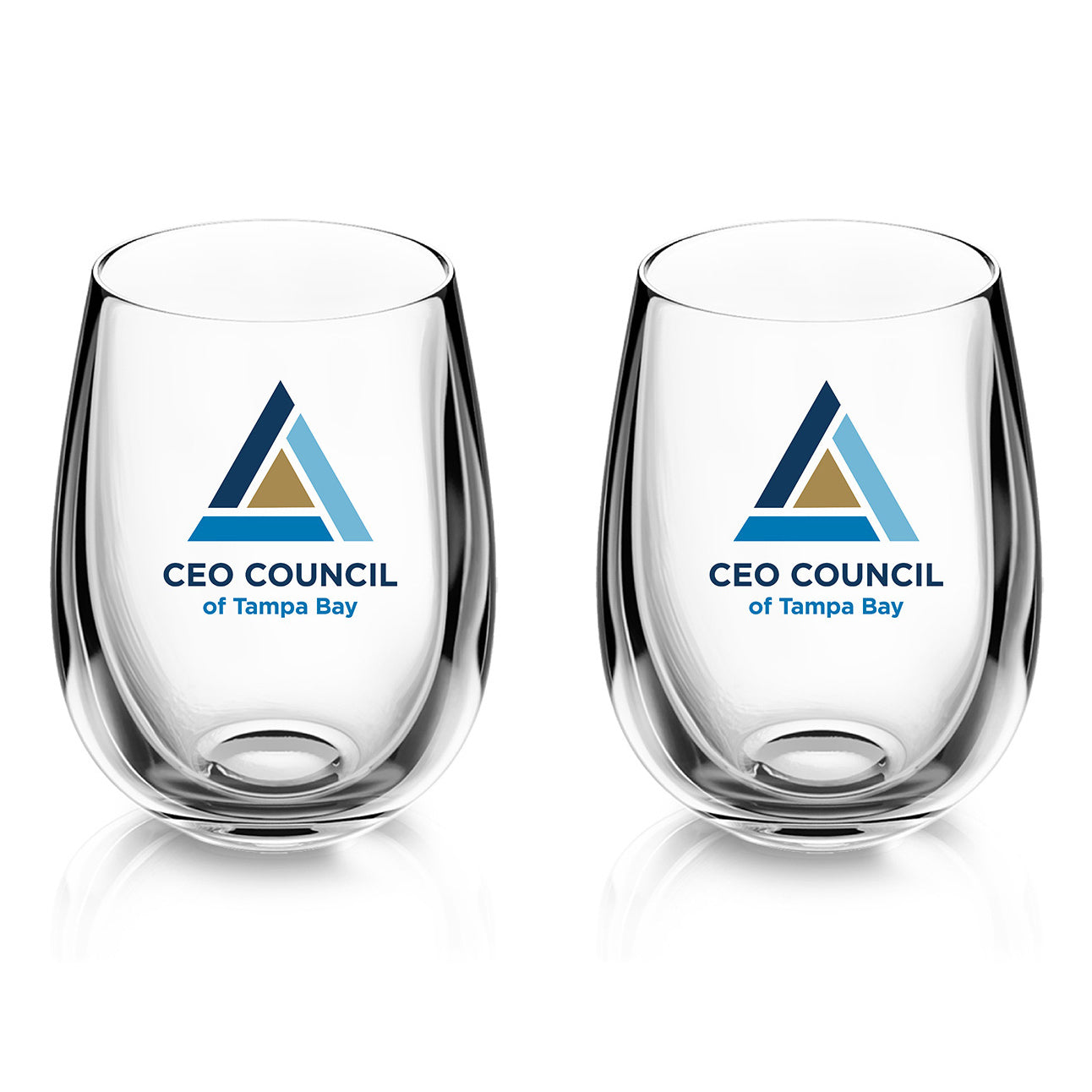 CEO Council - Stemless Wine Glass - Set of 2