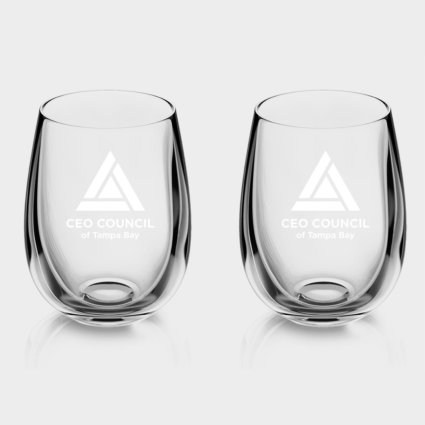 CEO Council - Stemless Wine Glass - Set of 2