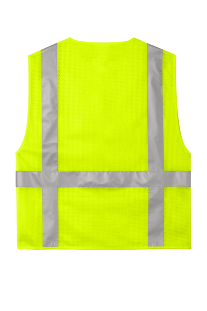 ABC FL Gulf - CornerStone® ANSI 107 Class 2 Mesh Six-Pocket Zippered Vest
