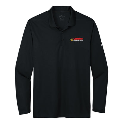 Crown - Men's Dri-FIT Micro Pique 2.0 Long Sleeve Polo