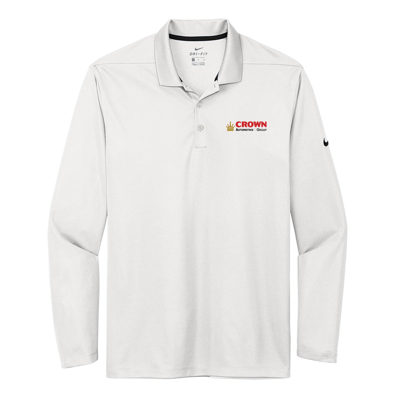 Crown - Men's Dri-FIT Micro Pique 2.0 Long Sleeve Polo