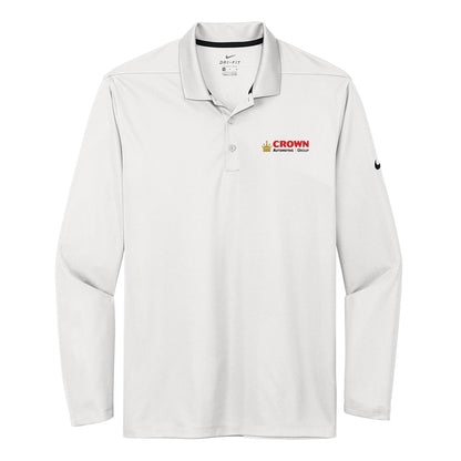 Crown - Men's Dri-FIT Micro Pique 2.0 Long Sleeve Polo