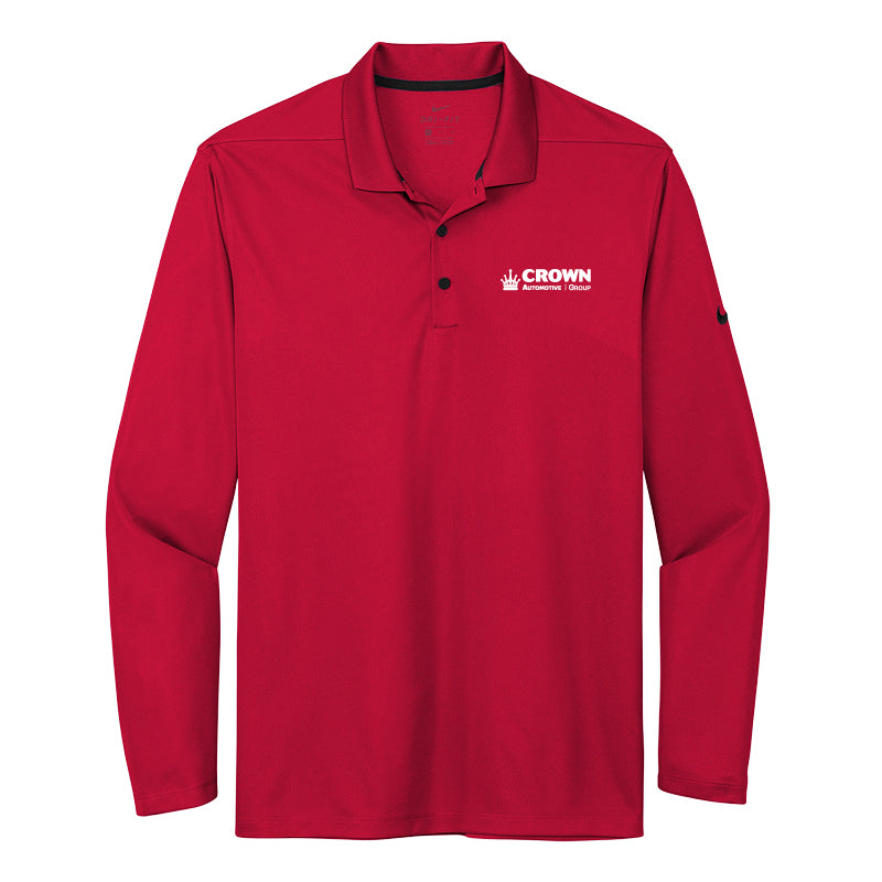 Crown - Men's Dri-FIT Micro Pique 2.0 Long Sleeve Polo
