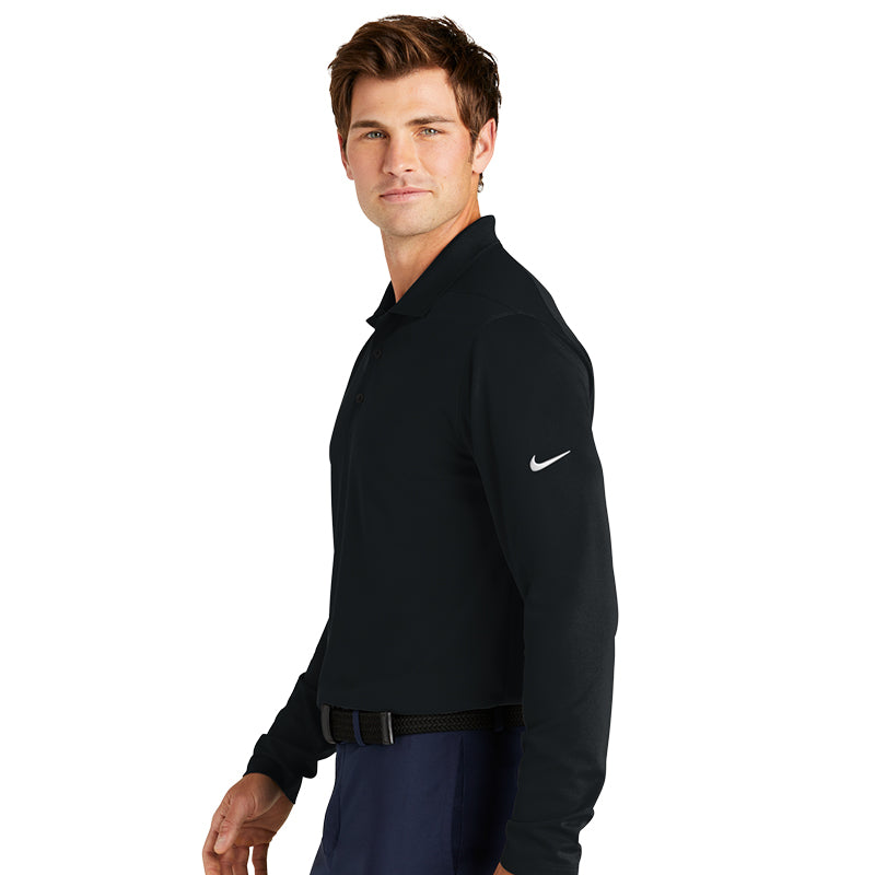 Crown - Men's Dri-FIT Micro Pique 2.0 Long Sleeve Polo