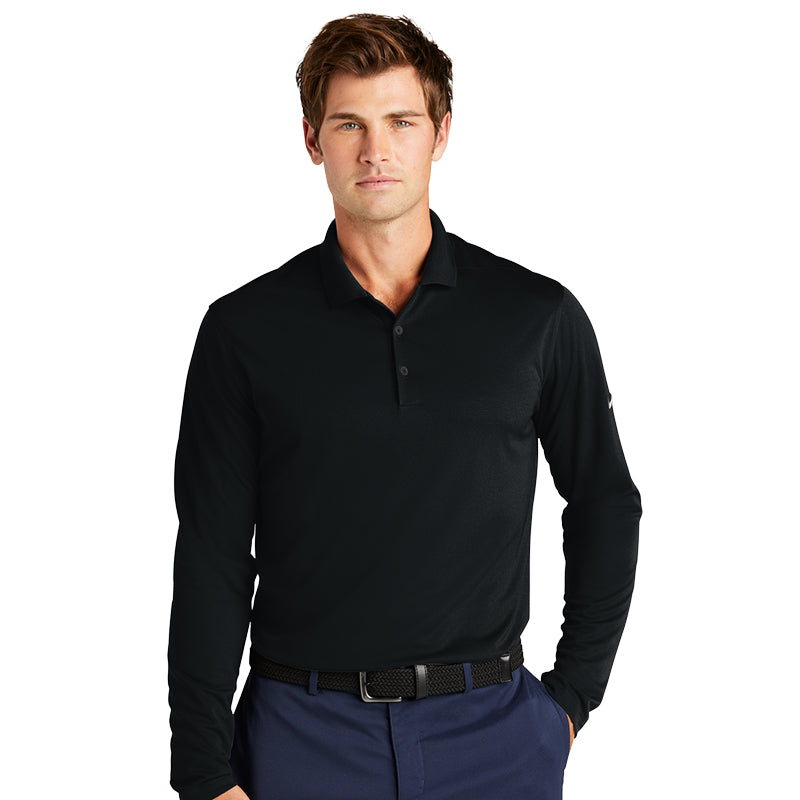 Crown - Men's Dri-FIT Micro Pique 2.0 Long Sleeve Polo
