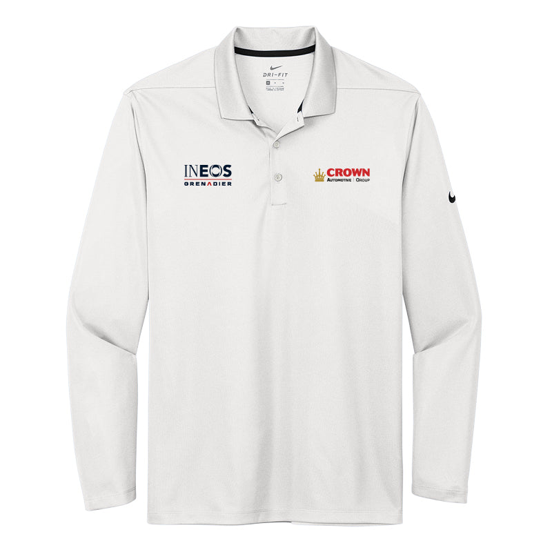 Crown INEOS- Men's Dri-FIT Micro Pique 2.0 Long Sleeve Polo