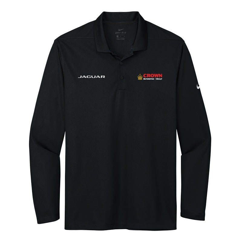 Crown Jaguar- Men's Dri-FIT Micro Pique 2.0 Long Sleeve Polo