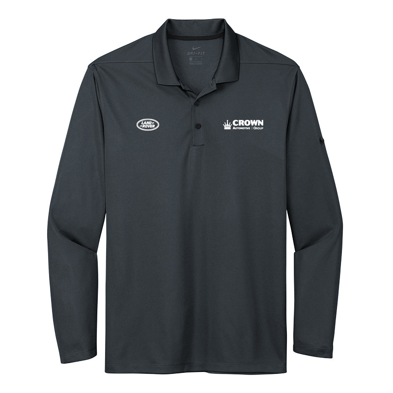 Crown Land Rover- Men's Dri-FIT Micro Pique 2.0 Long Sleeve Polo