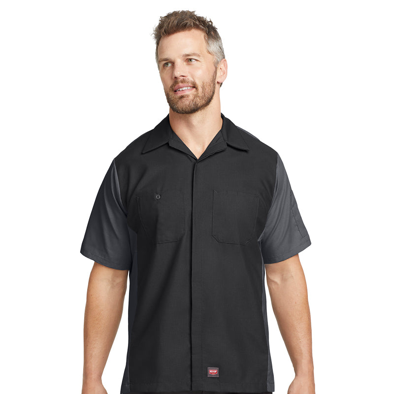 Crown Nissan- Red Kap® Short Sleeve Ripstop Crew Shirt