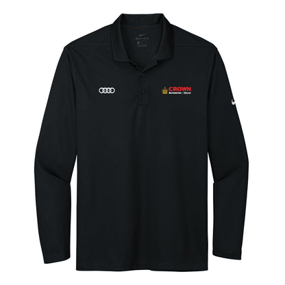 Crown Audi - Men's Dri-FIT Micro Pique 2.0 Long Sleeve Polo