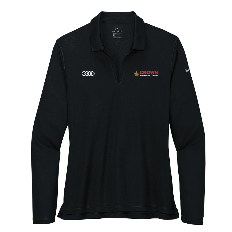 Crown Audi - Women's Dri-FIT Micro Pique 2.0 Long Sleeve Polo
