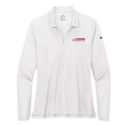Crown - Women's Dri-FIT Micro Pique 2.0 Long Sleeve Polo