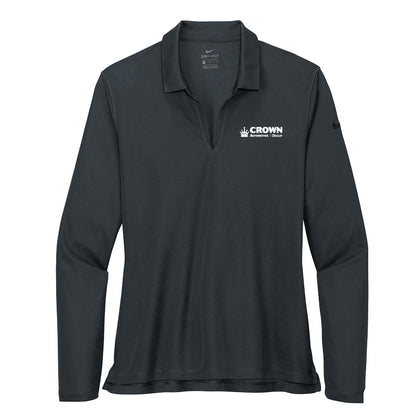 Crown - Women's Dri-FIT Micro Pique 2.0 Long Sleeve Polo