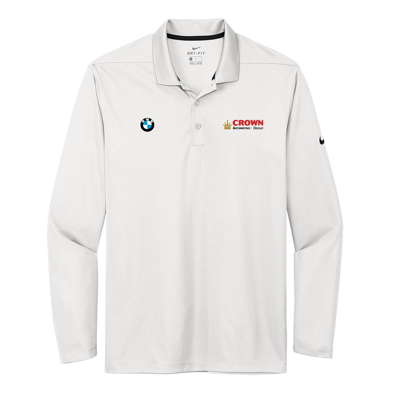 Crown BMW - Men's Dri-FIT Micro Pique 2.0 Long Sleeve Polo