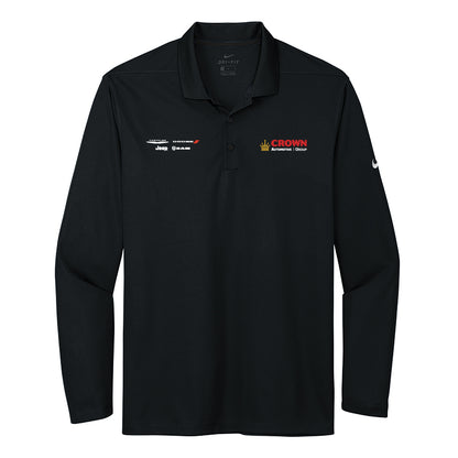 Crown Chrysler - Men's Dri-FIT Micro Pique 2.0 Long Sleeve Polo