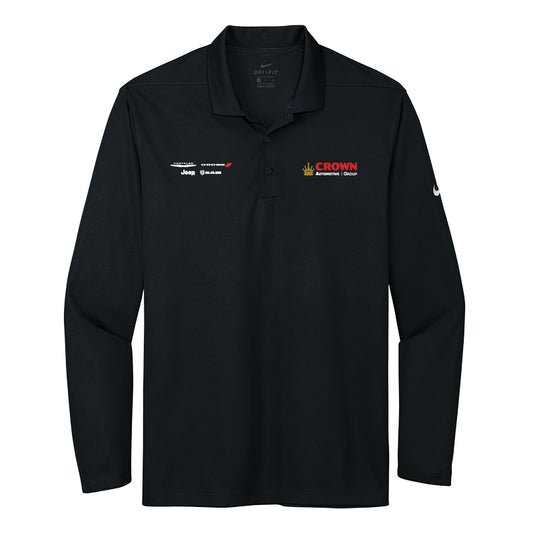 Crown Chrysler - Men's Dri-FIT Micro Pique 2.0 Long Sleeve Polo