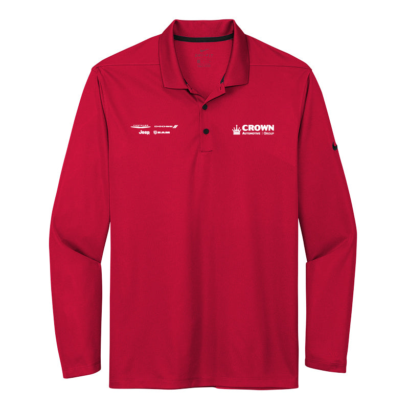 Crown Chrysler - Men's Dri-FIT Micro Pique 2.0 Long Sleeve Polo