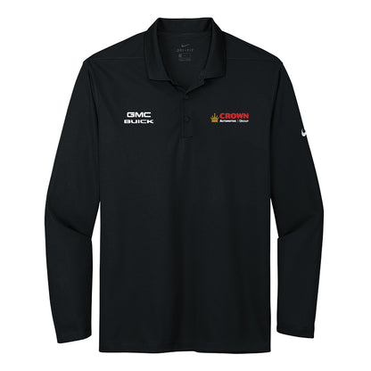 Crown GMC Buick - Men's Dri-FIT Micro Pique 2.0 Long Sleeve Polo