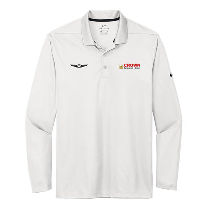 Crown Genesis - Men's Dri-FIT Micro Pique 2.0 Long Sleeve Polo