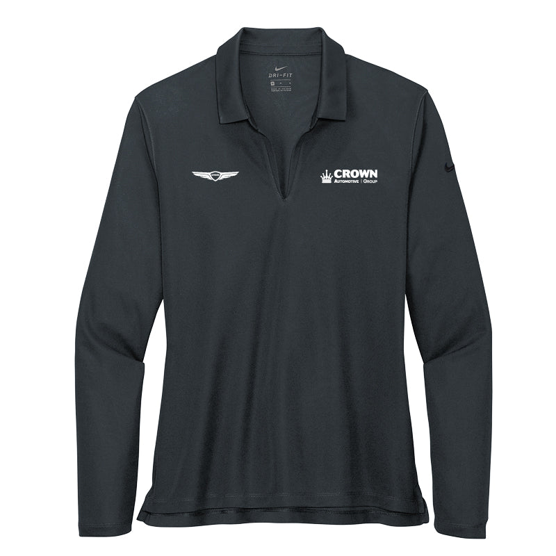Crown Genesis - Women's Dri-FIT Micro Pique 2.0 Long Sleeve Polo