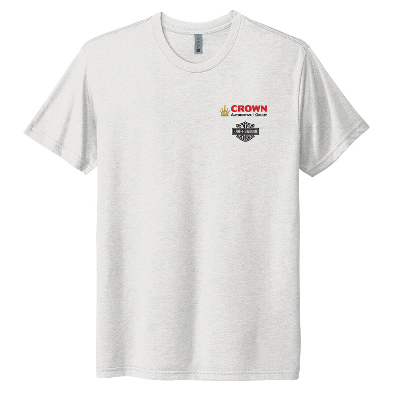 Crown Harley Davidson - Next Level Apparel® Unisex Tri-Blend Tee