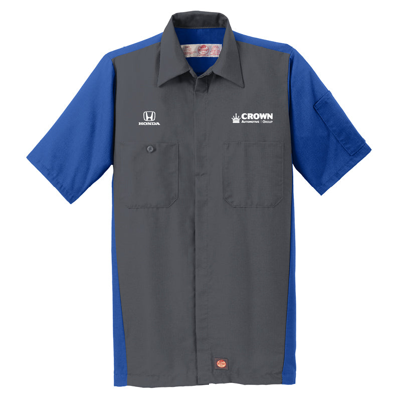 Crown Honda - Red Kap® Short Sleeve Ripstop Crew Shirt