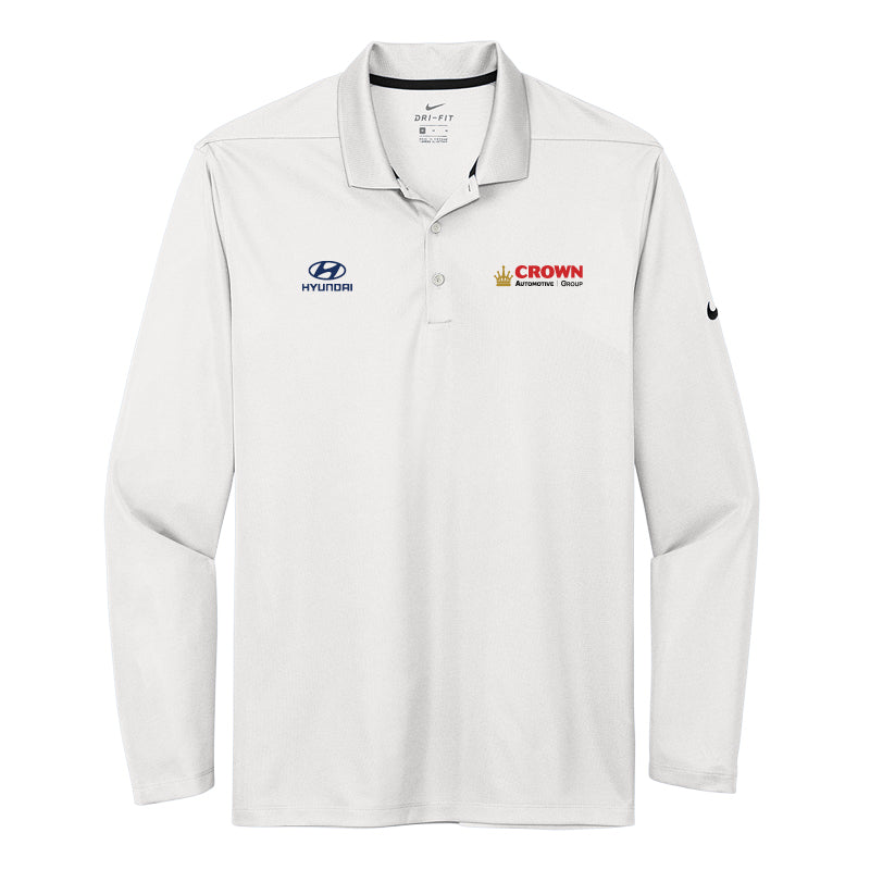 Crown Hyundai - Men's Dri-FIT Micro Pique 2.0 Long Sleeve Polo
