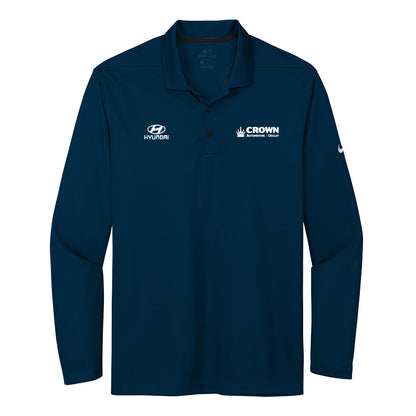 Crown Hyundai - Men's Dri-FIT Micro Pique 2.0 Long Sleeve Polo