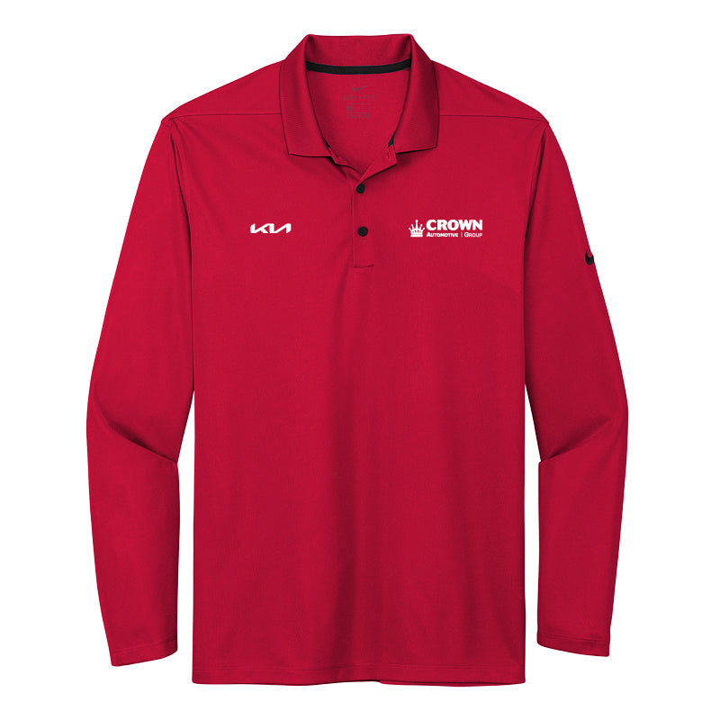 Crown KIA - Men's Dri-FIT Micro Pique 2.0 Long Sleeve Polo