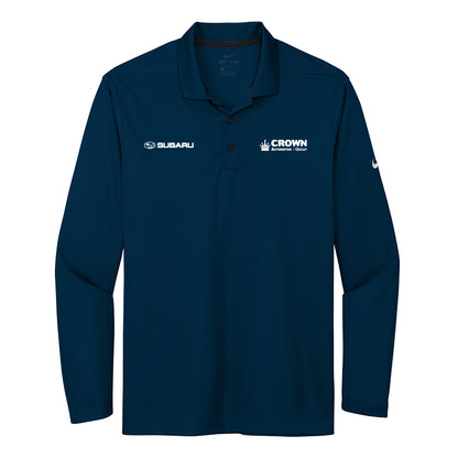 Crown Subaru - Men's Dri-FIT Micro Pique 2.0 Long Sleeve Polo