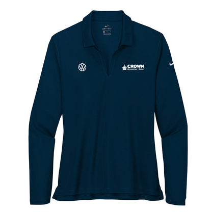 Crown Volkswagen - Men's Dri-FIT Micro Pique 2.0 Long Sleeve Polo