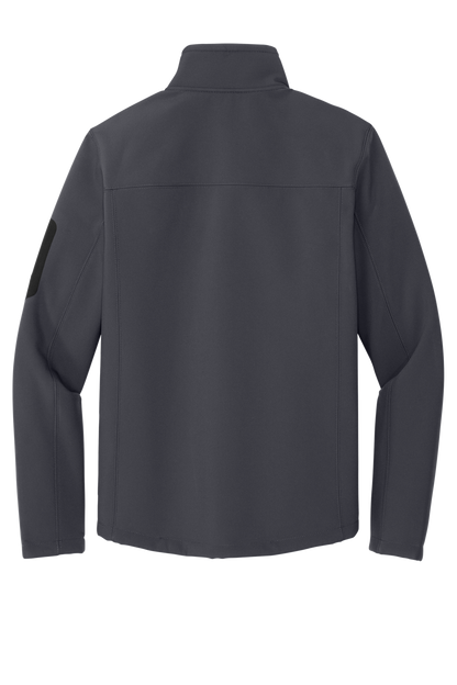 Dominion Payroll - Men's Eddie Bauer® Black Rugged Ripstop Soft Shell Jacket