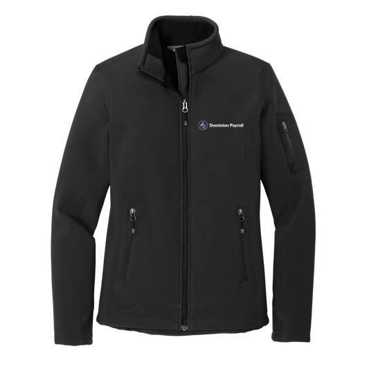 Dominion Payroll - Women's Eddie Bauer® Black Rugged Ripstop Soft Shell Jacket