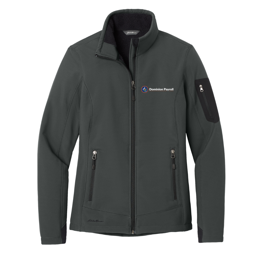 Dominion Payroll - Women's Eddie Bauer® Black Rugged Ripstop Soft Shell Jacket