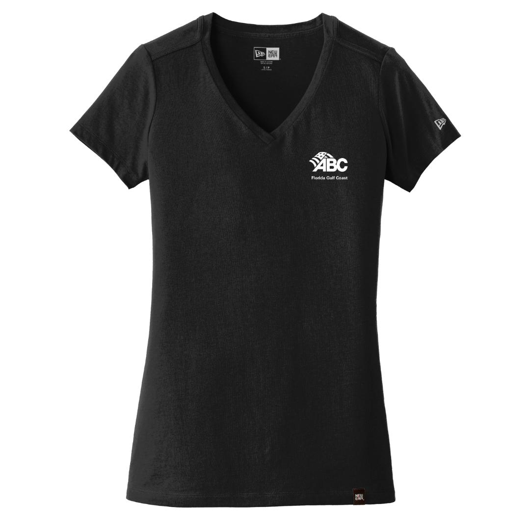 ABC FL Gulf - New Era® Women's Heritage Blend V-Neck Tee