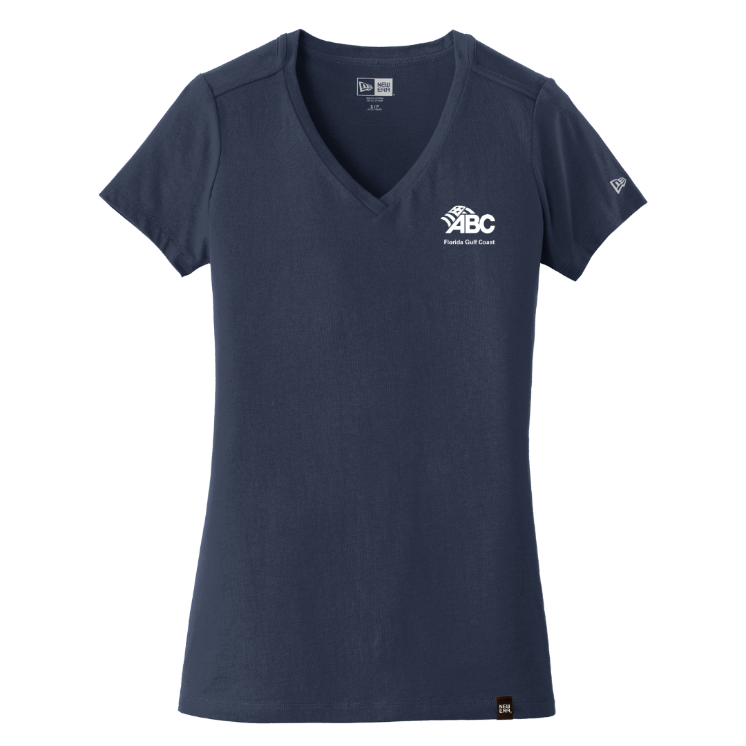 ABC FL Gulf - New Era® Women's Heritage Blend V-Neck Tee