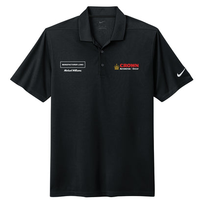 Crown Mercedes- Men's Nike Dri-FIT Micro Pique 2.0 Polo