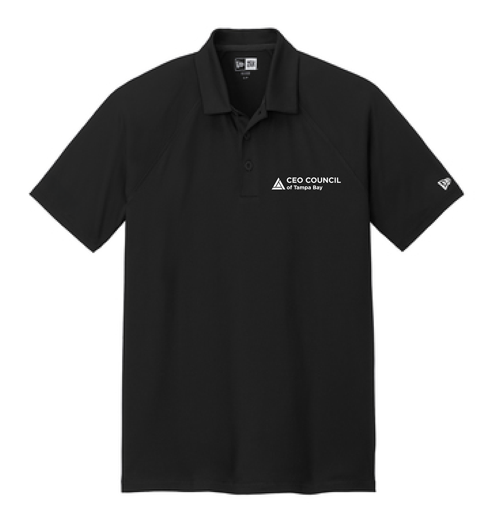 CEO Council - Men's Black Polo
