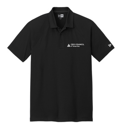 CEO Council - Men's Black Polo