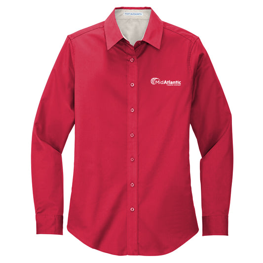 MidAtlantic -Port Authority® Women's Long Sleeve Easy Care Shirt