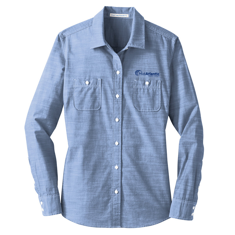 MidAtlantic -Port Authority® Women's Slub Chambray Shirt