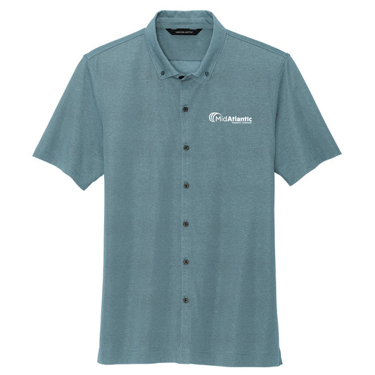 Mercer+Mettle® Stretch Pique Full-Button Polo