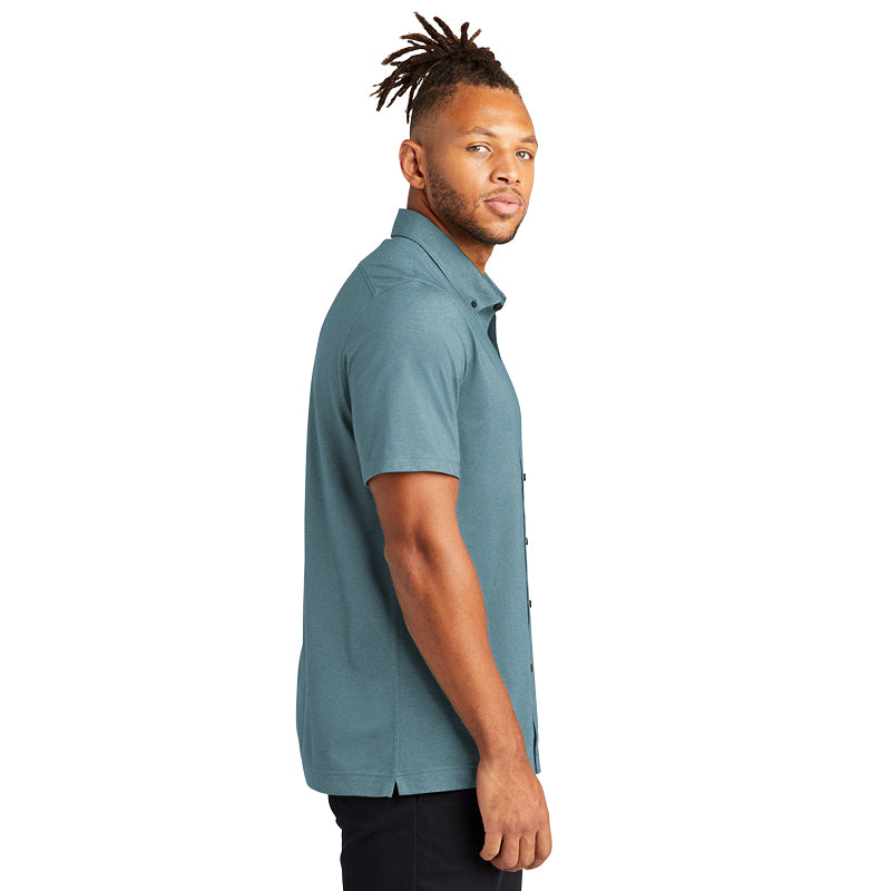 Mercer+Mettle® Stretch Pique Full-Button Polo