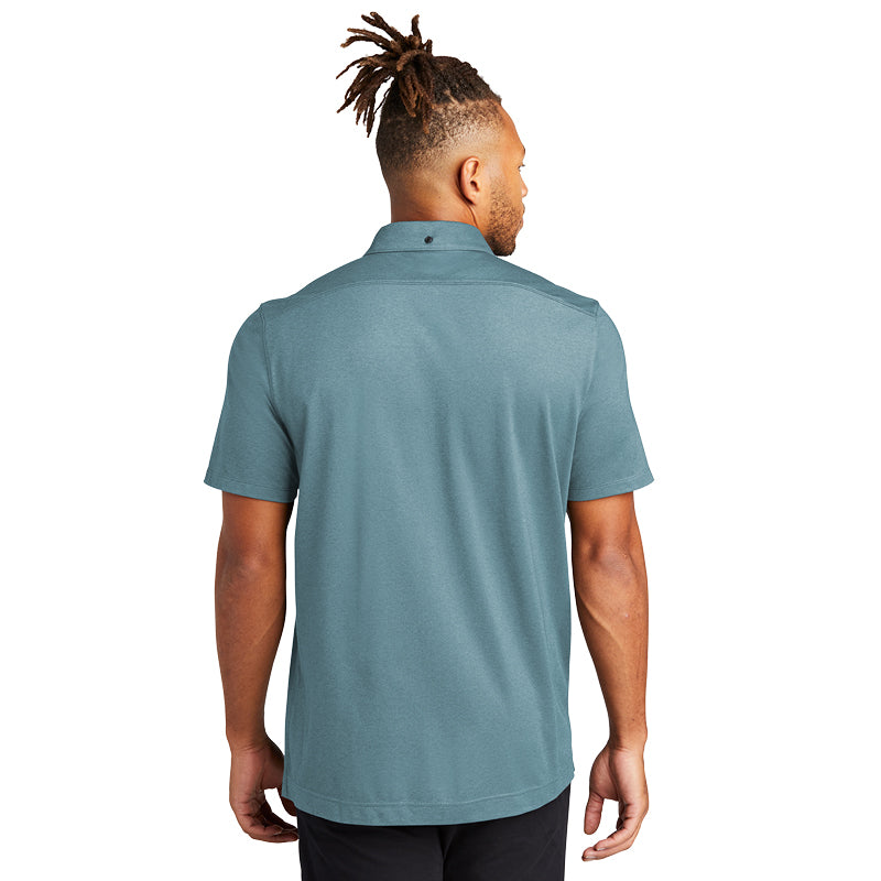Mercer+Mettle® Stretch Pique Full-Button Polo