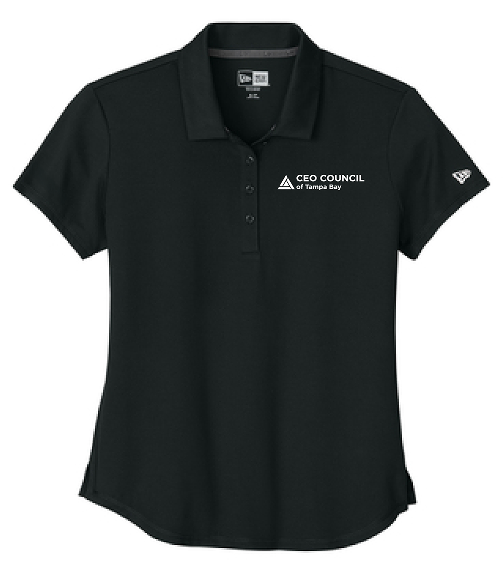 CEO Council - Women's Black Polo